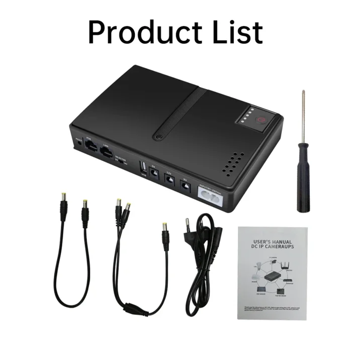 AC85-265V DC1018L Router 5V9V12V Optical Cat Monitor Backup Uninterruptible DC Power Supply Charger Cell Phone UPS No Battery - Image 3