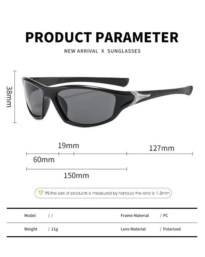 Fashion Sports Polarized Sunglasses Men Women Fishing Hiking Running Cycling Mountaineering Sport Man Sun Glasses UV400 Eyewear - Image 6