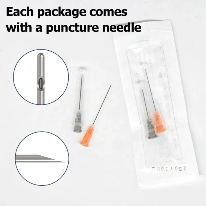 50pcs/box Disposable Blunt-tip Cannula 14G 16g 23G 25G 27G 18G 22G 50mm 70mm Blunt Body Piercing Tattoo Needles Cannula Syringe - Image 4
