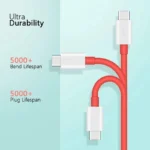 PD 65W For Oneplus USB Type C to Type C Super Fast Charging Data Cable For 12 11 10 Pro 9 10T 9R 8T 8 7T 7 5A Quick Charger Wire - Image 2
