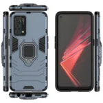 For OPPO K9X K9S K9 Pro 5g Back Cover Phone Case Shockproof Armor Anti-Fall Metal Ring Holder Magnetic Protect Coque Cases - Image 2