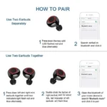 Y50 TWS Fone Bluetooth Earphones Wireless Headphones Touch Control Wireless Bluetooth Headset with Mic Air Bluetooth Earbuds - Image 5