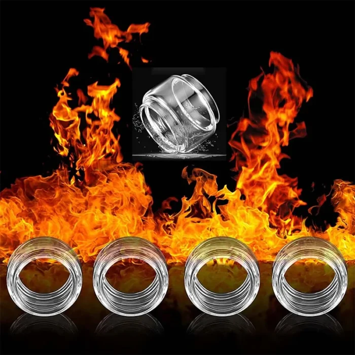 5PCS Bubble Glass Tank for VOOPOO UFORCE L Tank 5.5ml Drag 2 Platinum Glass Tank Drag 4 Tank 5.5ml Fatboy Bulb Glass Container - Image 4
