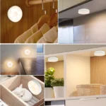 Motion Sensor Light Night Light USB Rechargeable Night Lamp for Kitchen Cabinet Wardrobe Lamp Staircase Wireless Closet Light - Image 5
