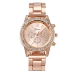 Womens Watches 5Pcs Set Luxury Rhinestone Women Fashion Elegant Wristwatch Quartz Watch For Girl WristWatch Bracelet Gift - Image 6