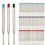 5/10/20/30pcs L:3.9 In Ballpoint Pen Refills for Parker Pens Medium Point blue Black Ink Rods for Writing Office Stationery