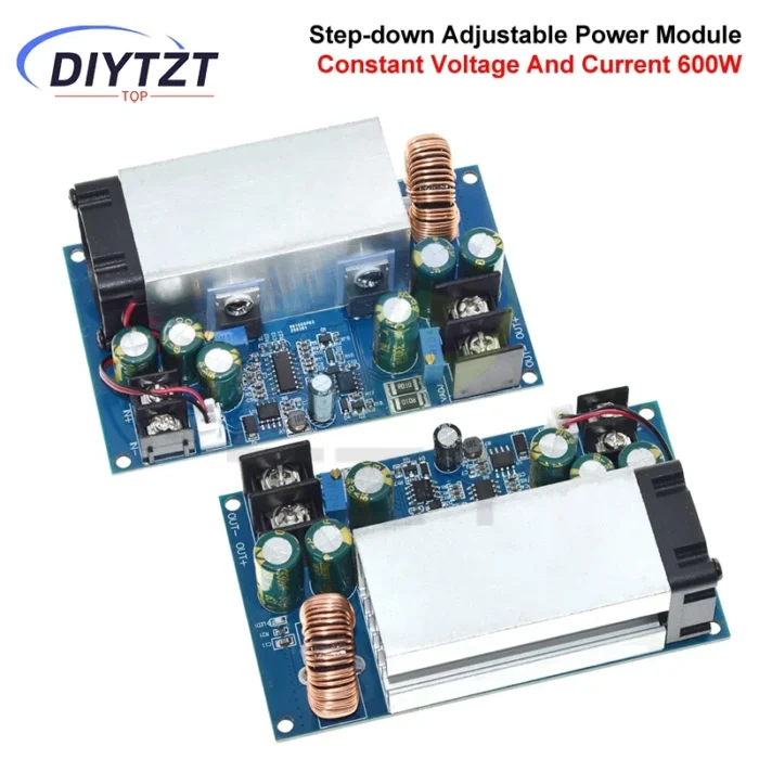 1PCS DIYTZT DC12-75V 600W 25A DC-DC Buck Constant Voltage Constant Current Converter Buck Regulator Adjustable Power Module - Image 4