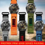 For Casio Watch Canvas Strap PRW-6900 PRW-6800 PRW-3400Y Waterproof Sports Mountaineering Nylon Strap 23mm Interface Width - Image 3