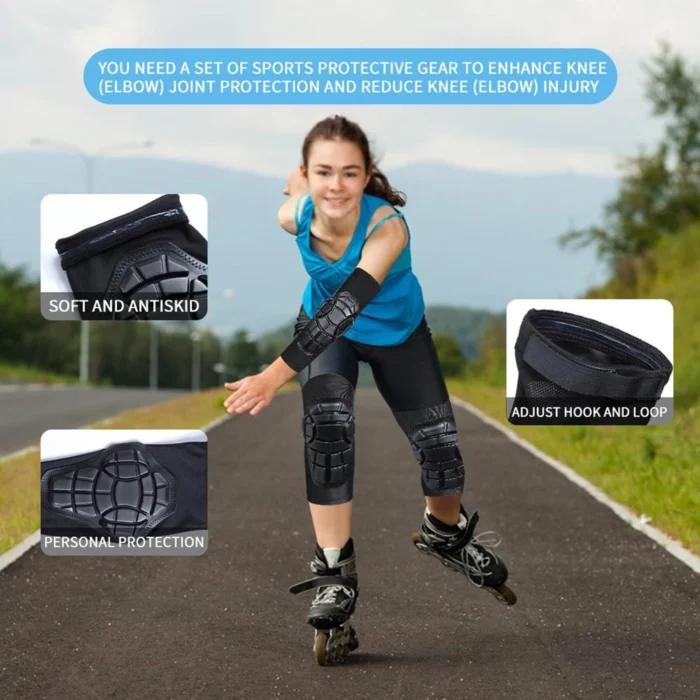 1Pcs Youth Children Basketball Knee Sleeves or Elbow Pads, Anti-Collision Knee Pads, Volleyball Protective Gear,Joint Protection - Image 6