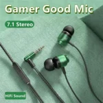 Portable 3.5mm In-ear Headphones Stereo in Ear Wired Headset High Definition Deep Bass Earbuds