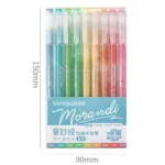 9Pcs Multi-Color Gel Pen Large-Capacity Color Mark Pens Quick Drying Highlighter Hand Accounting Pen Set Student Marker Pen - Image 6