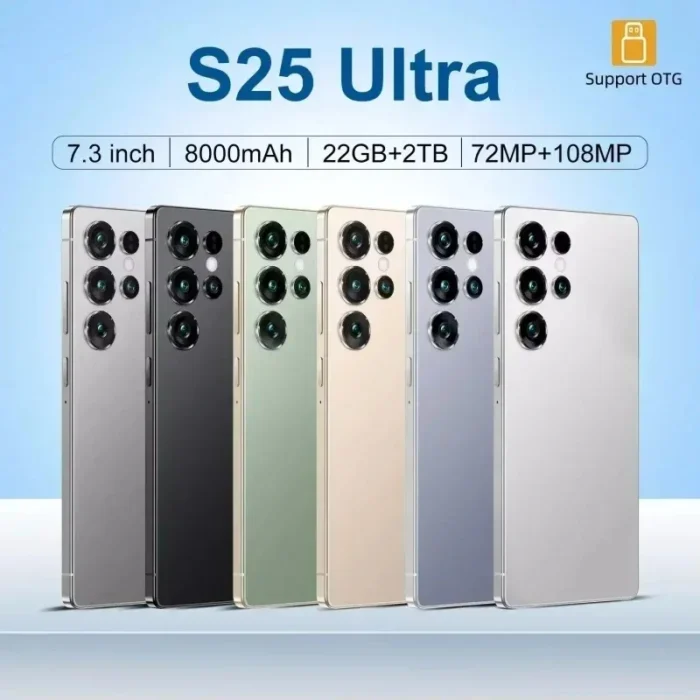 NEW S25 Ultra HOT 2025 22GB+2TB original intelligent 5G dual card dual standby Android 14 system global version 8000mAh battery - Image 3