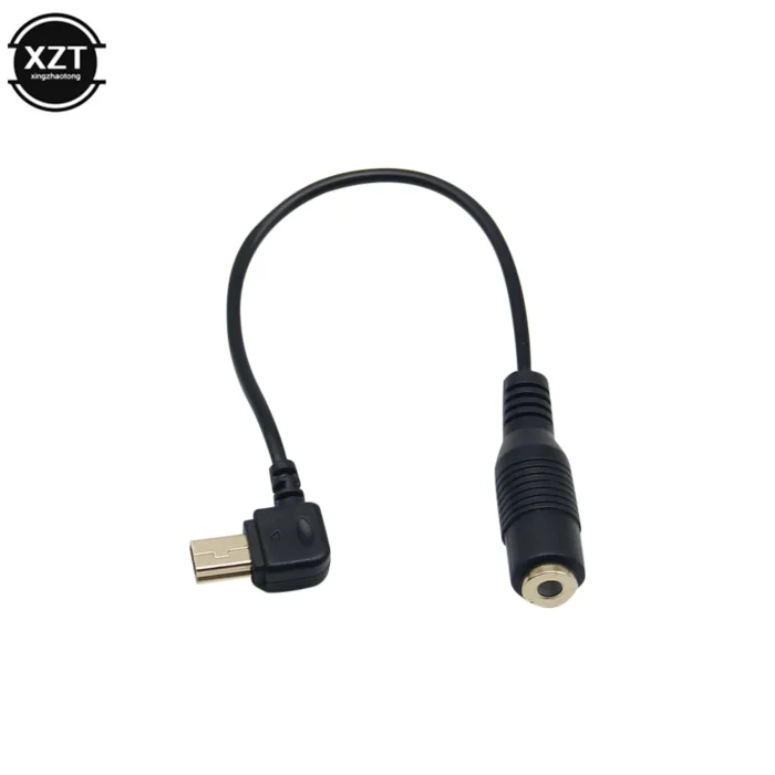 3.5mm Microphone Mini USB External Mic Audio Adapter Transfer Cable Wire For GoPro Hero 4 3+ Action Camera Accessories - Image 2