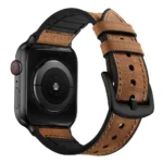 Strap for Apple watch band 44mm 42mm 45mm 49mm 41mm 40mm 46mm Leather+Silicone correa bracelet iWatch Serie 10 9 ultra 8 7 6 SE - Image 3