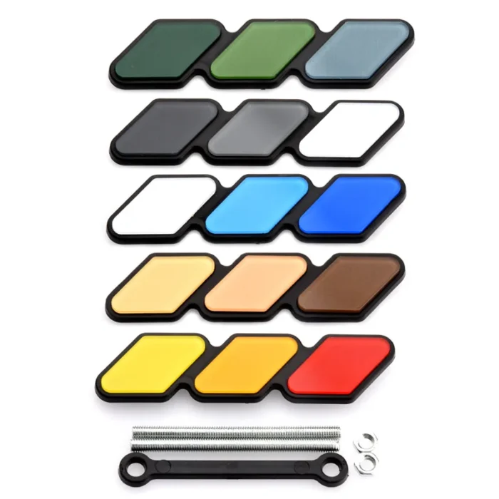 3 Colors Grille Badge Emblem For Toyota Tacoma Tundra 4Runner TRD Highlande Rav4 CHR Strip Air Inlet Auto Car Accessories - Image 4
