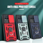 For Realme 8 Pro Case Camera Protection Armor Phone Cover For Oppo Realme 8 Realme8 Pro 8Pro Magnetic Holder Ring Cover Coque - Image 2