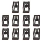 10Pcs Universal Car Front Console Dash Dashboard Auto Trim Metal Retainer Black Rivet Fastener Clips Metal Clip Car Dashboard - Image 2