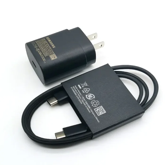 Samsung 25W US Plug Charger PD Super Fast Charge Adapter For Galaxy S24 S23 S22 S21 S20 Ultra Z Flip Fold 6 5 4 3 2 A15 A25 A35 - Image 2