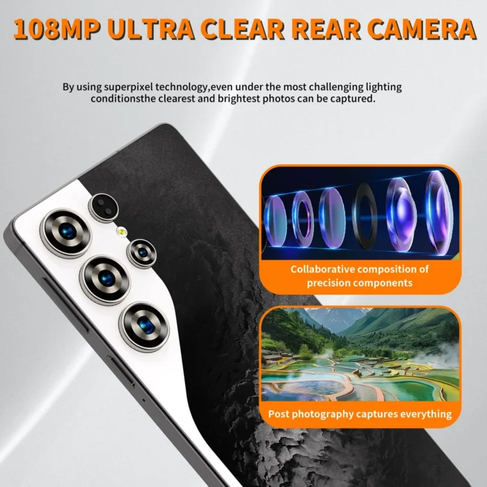 HOT 2025 new S26 Ultra original intelligent 5G dual card dual standby Android 15 system global version phones 8000mAh battery - Image 2