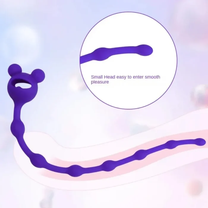 Silicone Horse Eye Stick Penis Plug Urethra Beads Urethral Stimulator Sounding Urethral Masturbation Climax Sex Toys for Men - Image 1