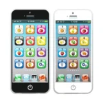 Children Simulation Phone Baby Musical Early Educational Toys English Learning Cellphone with Light Sound Mobile Vocal Toy