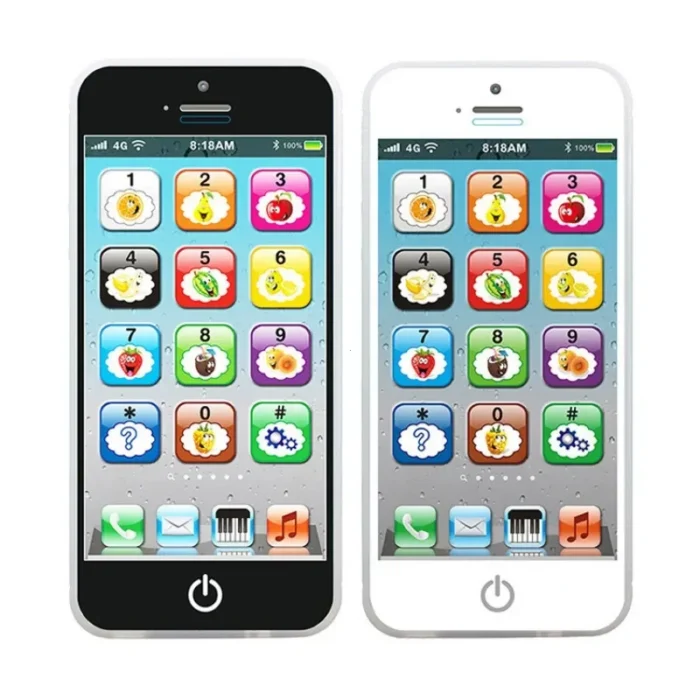 Children Simulation Phone Baby Musical Early Educational Toys English Learning Cellphone with Light Sound Mobile Vocal Toy - Image 1