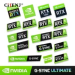 HOT Sale Graphics Card Sticker RTX 2080Ti 2070 2060 TITAN VR GTX 1650 1660Ti Label