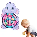 1PC Entertainment Dart Board for Kids with 3 Sticky Balls Indoor Outdoor Sport Party Games Cartoon Animal Dart Board Toys