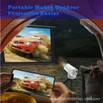 NEW Projector Android 11 HD 4K 3D 1280*720P HY300 PRo MAX Dual Wifi 160ANSI 180°flexible BT5.0 Cinema Outdoor Portable Projector - Image 6