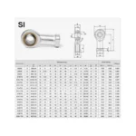 Free Shipping 5mm6mm8mm10mm12mm Rod End Male/Female SA SI T/K POSA8 PHSA8 Ball Joint Metric Threaded Rod End Bearing - Image 5