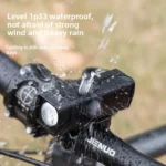 Potable 1000LM Bicycle Headlight Rechargeable Waterproof LED Front Light Warning Bright MTB Bike Lamp Outdoor - Image 6