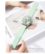 Magnetic Silicone Strap for 20mm 22mm Huawei Watch GT4/5/5 Pro GT3 46mm Sport Band for Amazfit Active 2/GTS/GTR/Bip 6/Balance 2 - Image 2