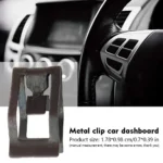 10Pcs Universal Car Front Console Dash Dashboard Auto Trim Metal Retainer Black Rivet Fastener Clips Metal Clip Car Dashboard - Image 3