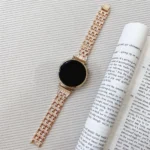 Luxury Diamond Metal Smartwatch Strap 18mm For Huawei Band GT4 Watchband Jewelry Stainless Steel Sport Wristband Replacement - Image 2