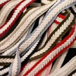 1.5CM Wide Color Cotton Braid Weaved Ribbon Frills Lace Collar Trim Fringe For Curtains Apparel Fabric Headwear Sewing DIY Craft