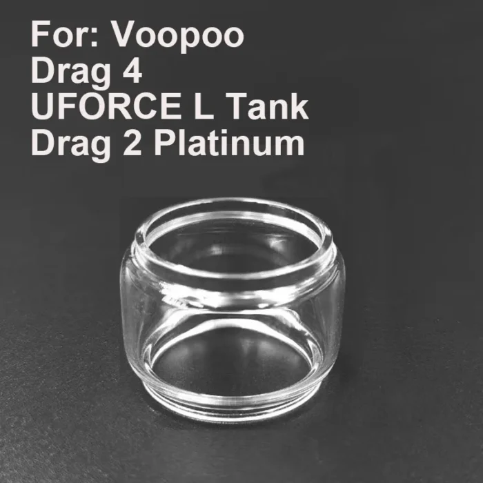 5PCS Bubble Glass Tank for VOOPOO UFORCE L Tank 5.5ml Drag 2 Platinum Glass Tank Drag 4 Tank 5.5ml Fatboy Bulb Glass Container - Image 1