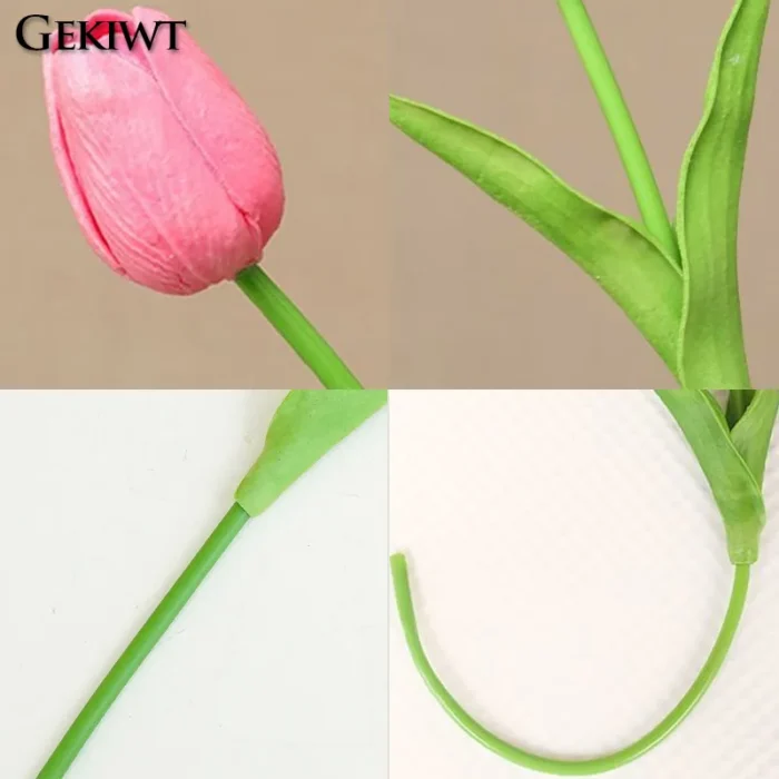 5/10/20 pcs Tulip Flower Artificial Tulip Bouquet PE Foam Home Garden Bouquet Decoration Flower for Wedding Home Decoration - Image 6