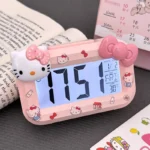 Sanrio Kawaii Hello Kitty Anime Cartoon Alarm Clock Room Desktop Ornament Student Alarm Clock Charm Birthday Gift - Image 5
