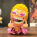 Bandai Q Version One Piece Luffy Usopp Nami Robin Chopper Sanji Brooke Ace Anime Hand-made PVC Figure Toys Model Doll - Image 2