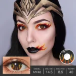 Halloween Contact Lenses Sharingan Eye Cosplay Contact Lenses For Eyes Red Black Colored Contact Lenses Anime Accessories - Image 6