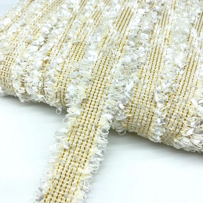 2 yards 3cm sewing Lace Trim Vintage Embroidered Ribbon Fabric Handmade Costume Dress Sewing Trimmings Wedding Decoration - Image 2
