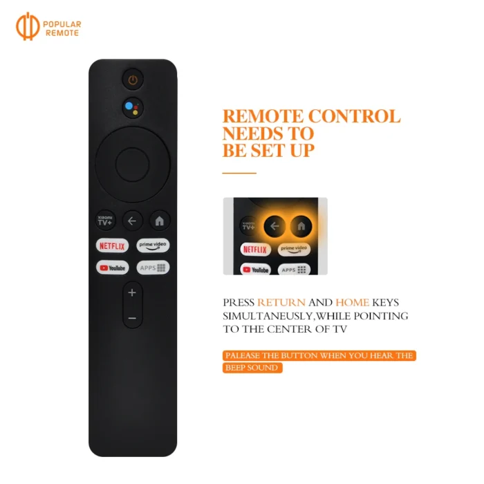 XMRM-M6 Voice remote Control for Xiaomi mi 2nd Gen Box Applicable to TV Box S (2nd Gen) 4K Ultra HD Streaming Media Player - Image 2