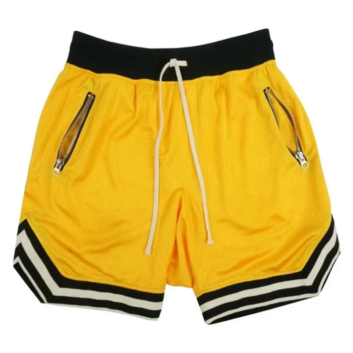 Summer th short pants mesh sports basketball shorts men's runng trag breathable fitness five pants loose type - Image 3