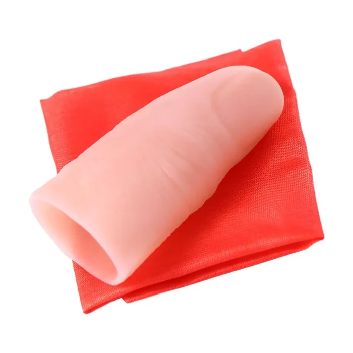 Kid Gifts Funny Toys Close-Up Street Trick Magic Props Magic Tricks Finger Magic Tricks Scarf Disapper Magic Finger Thumb Tip - Image 3