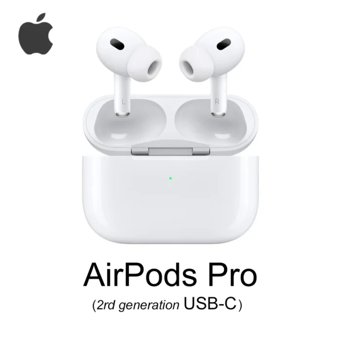Original AirPods Pro Wireless Bluetooth Earbuds Active Noise Cancellation Transparency Spatial Audio USB-C MagSafe Charging Case - Image 1