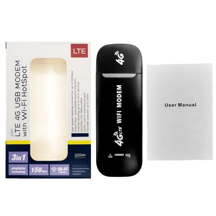 4G LTE WiFi Router 150Mbps Pocket Hotspot USB Mobile WiFi Router SIM Card Slot Network Adapter 4G Card Router for Home Office - Image 6
