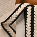 1.5CM Wide Color Cotton Braid Weaved Ribbon Frills Lace Collar Trim Fringe For Curtains Apparel Fabric Headwear Sewing DIY Craft - Image 4