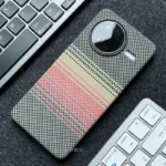 Case For Xiaomi POCO F7 Ultra Pro Fashion Kevlar Stripe PC Hard Back Cover For POCO F 7 Ultra Thin Shockproof Shell Funda - Image 5