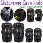 Motocross Knee Pads Adjustable Riding Elbow Guard Shockproof Racing Knee Pads Motorcycle Elbow Protector for MTB Riding Off-Road - Image 2