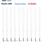 10Pcs 9.8cm /3.9 In Ballpoint pen Refills Black blue 1mm Refills Replacement For ballpoint pen - Image 2